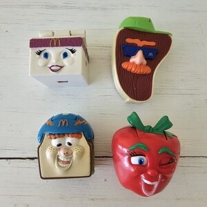 Vintage 1993 McDonald’s Food Fundamentals Complete Set of 4